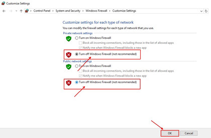 Hướng dẫn tắt chức năng tường lửa trên win 10