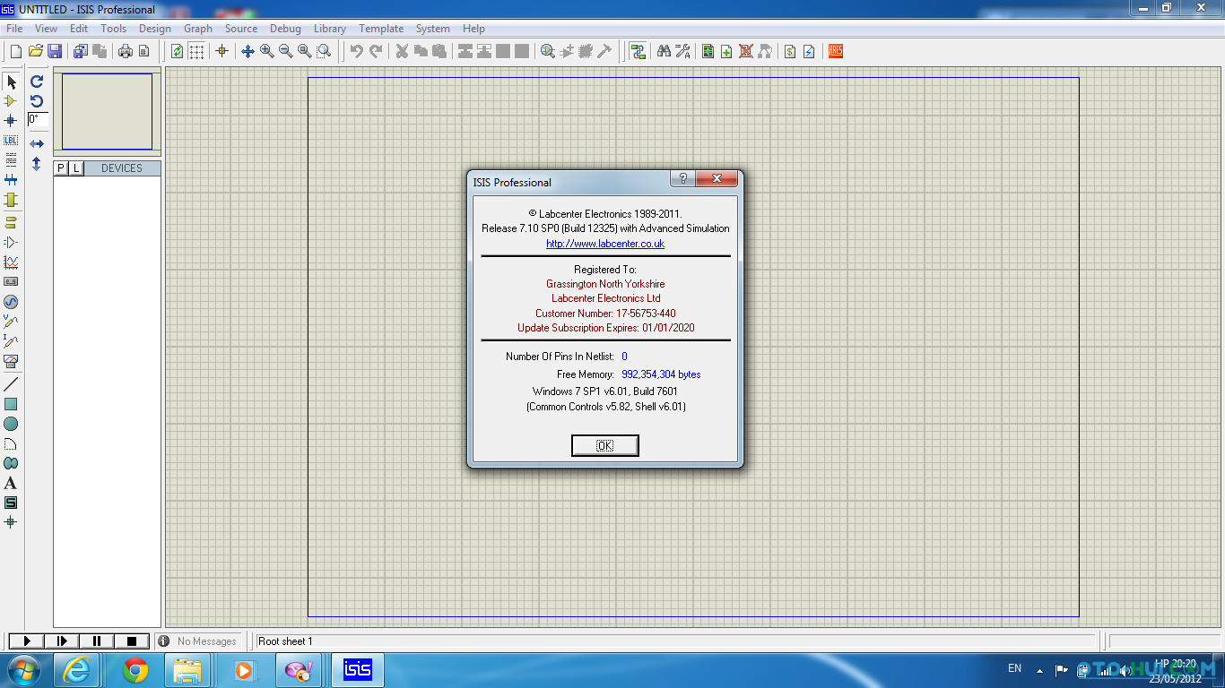 Proteus 7.10 Full SP2 Crack mô phỏng hoạt động bo mạch