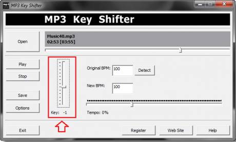 MP3 Key Shifter